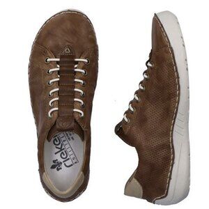 NWT Rieker Angela Antistress Brown Comfortable Shoes Sneakers Size 9